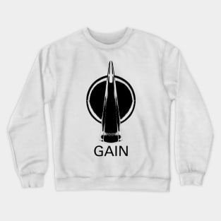 Gain Knob (Chicken-head, black) 50% Crewneck Sweatshirt